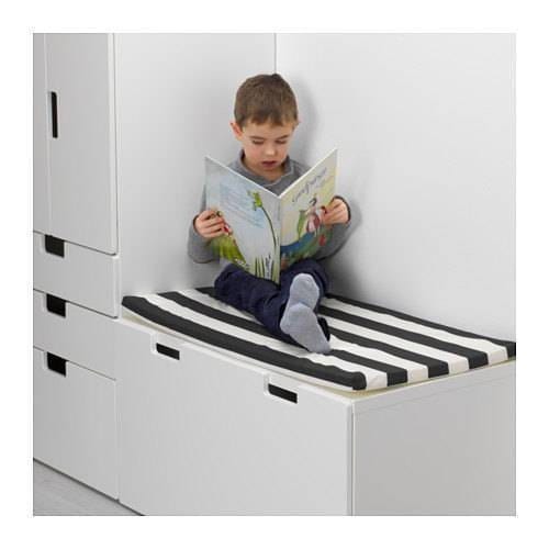 Rockin Cushions SALE IKEA Bankkamrat, Hemmahos, Stuva Bench Pad Cover  Shibori Diamond Denim Blue Print